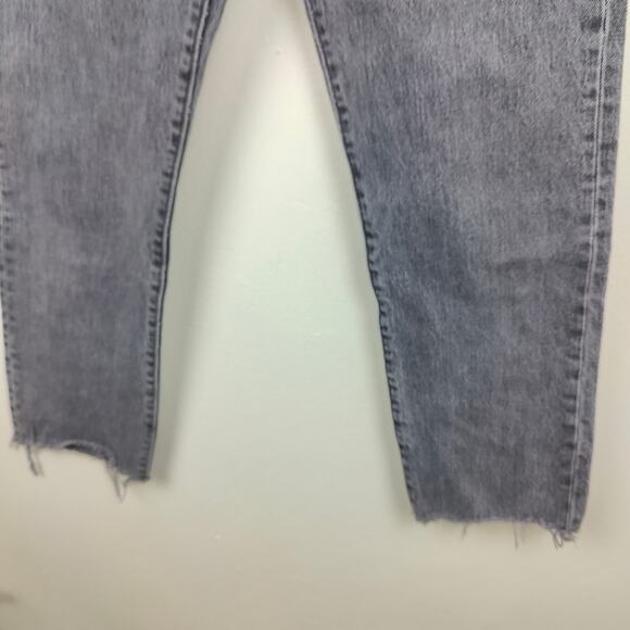Levis Wedgie Straight Jeans Womens 27 That Girl Charcoal Straight Leg Stretch - Picture 3 of 10